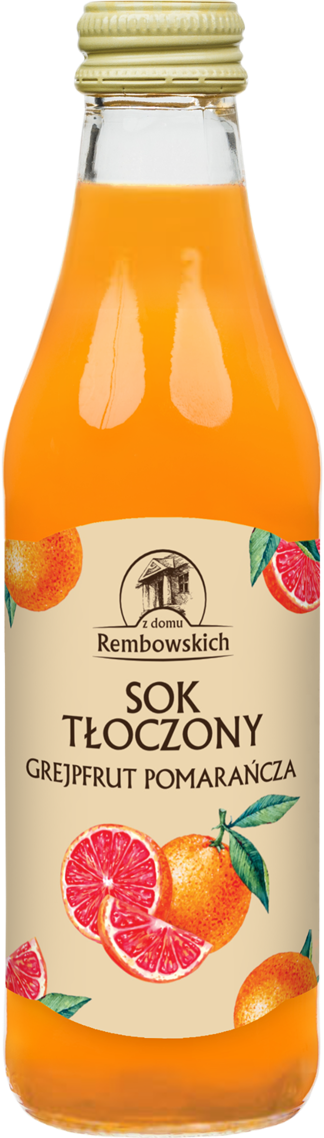 SOK GREJPFRUT - POMARAŃCZA NFC 250 ml - REMBOWSCY