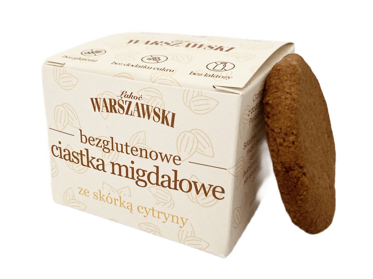 CIASTKA MIGDAŁOWE ZE SKÓRKĄ CYTRYNY BEZ DODATKU CUKRÓW BEZGLUTENOWE...