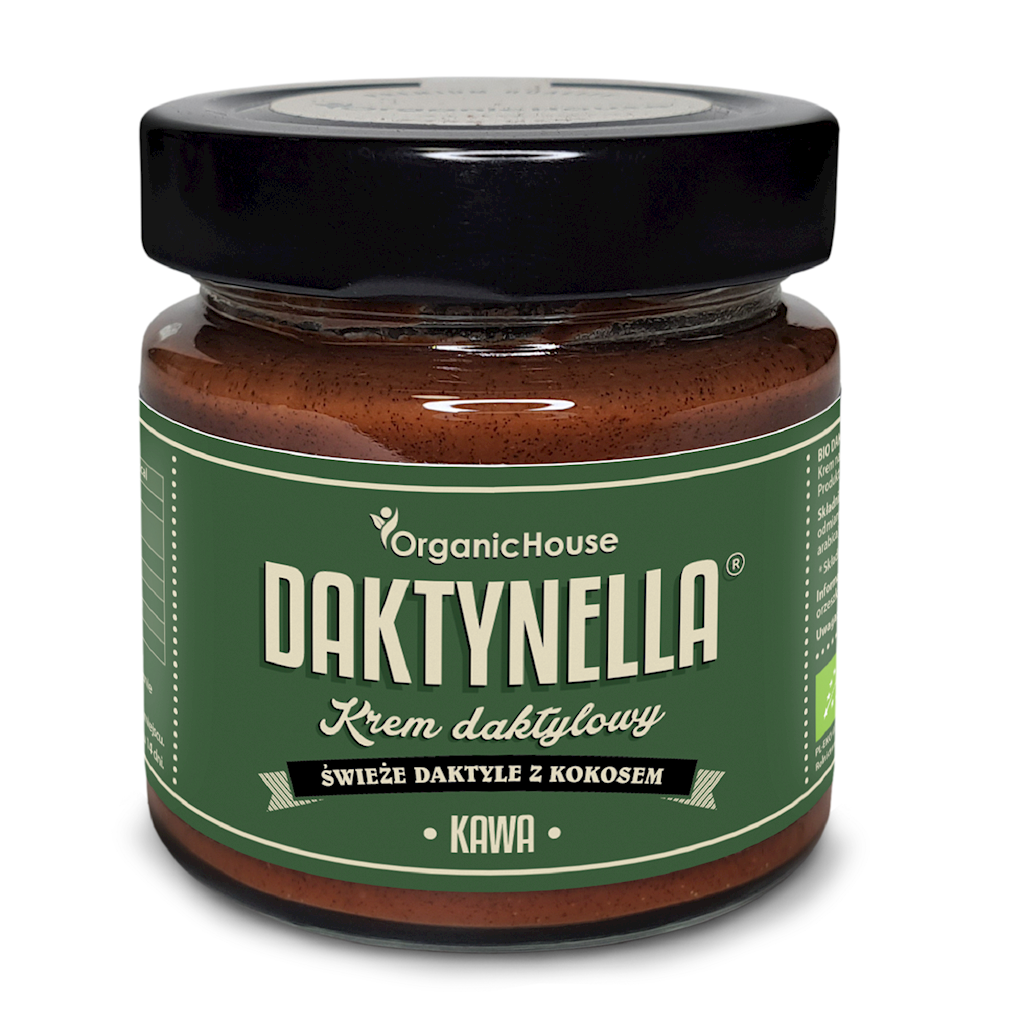 KREM KOKOS - DAKTYLE MEDJOOL - KAWA BEZGLUTENOWY BIO 190 g...