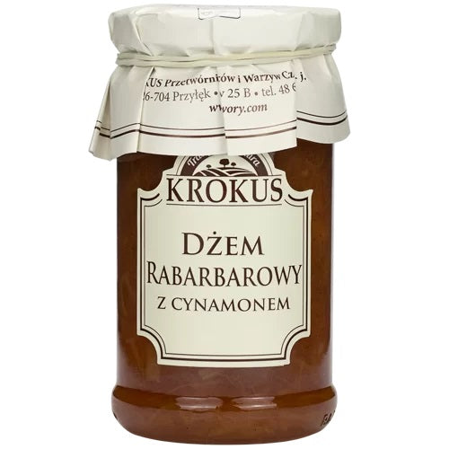 DŻEM RABARBAROWY Z CYNAMONEM O OBNIŻONEJ ZAWARTOŚCI CUKRU...