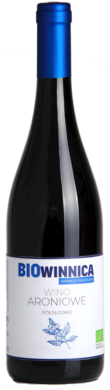 WINO ARONIOWE PÓŁSŁODKIE BIO 750 ml (POLSKA) - WINNICE PRADOLINY...