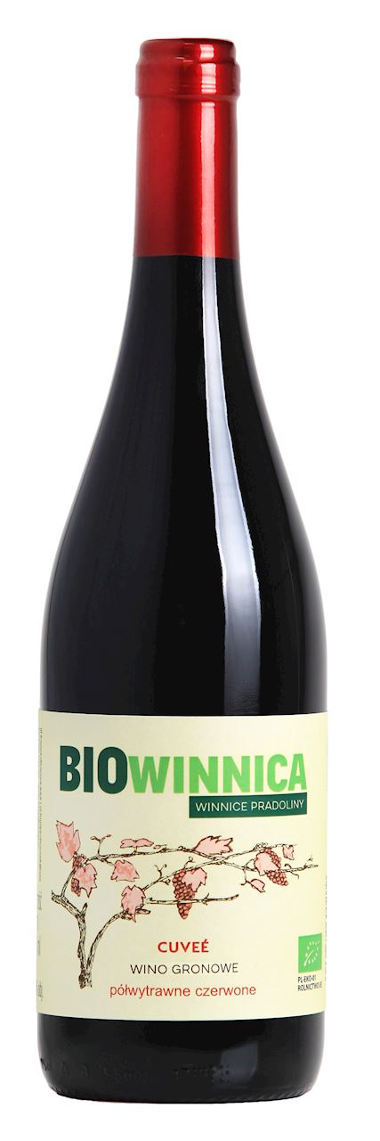 WINO CZERWONE PÓŁWYTRAWNE CUVÉE BIO 750 ml (POLSKA) - WINNICE...
