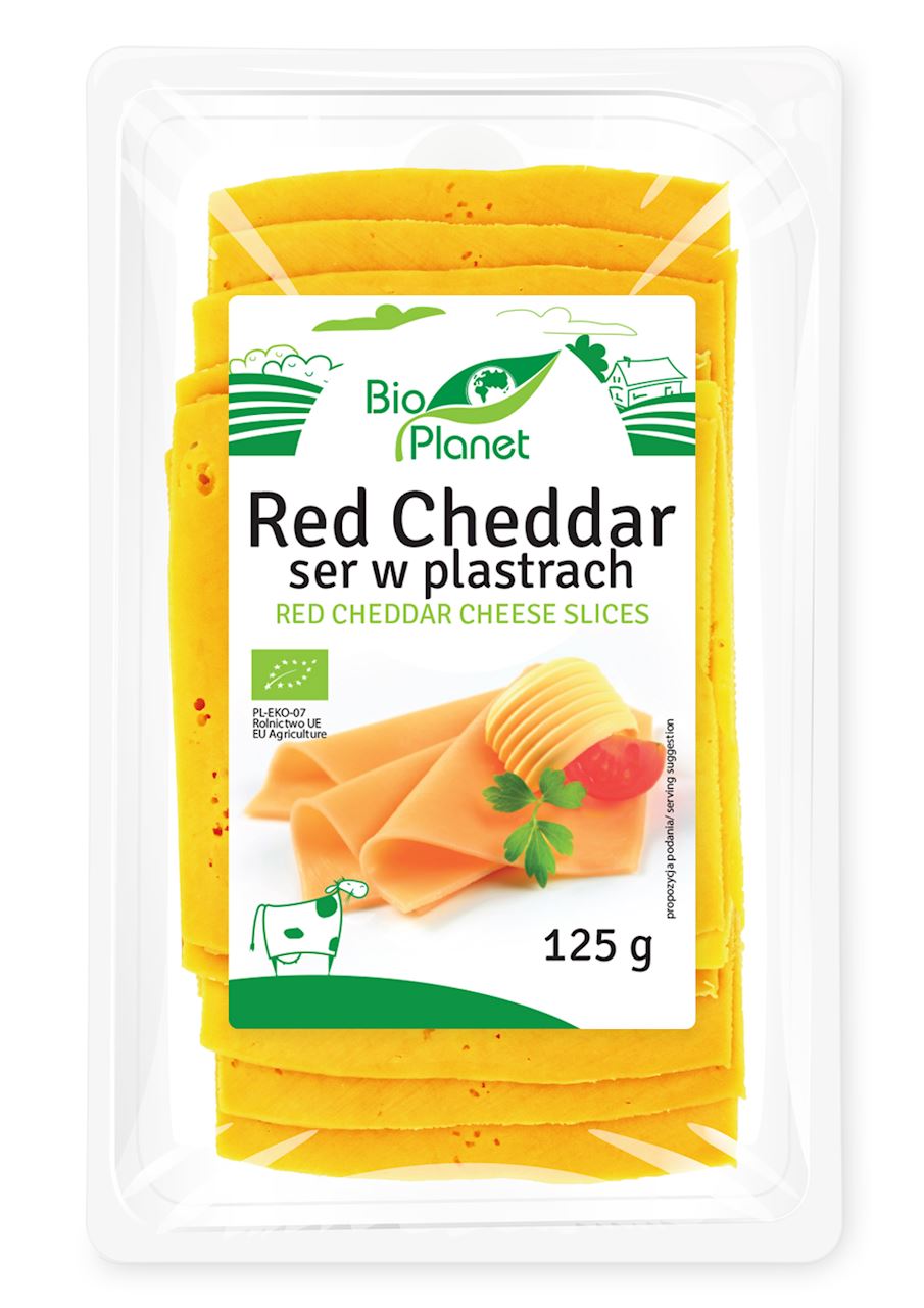 SER RED CHEDDAR PLASTRY BIO 125 g - BIO PLANET