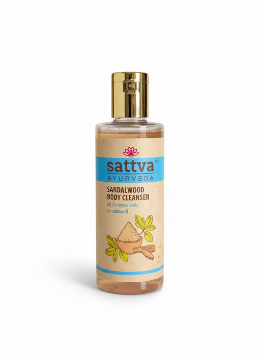 ŻEL DO MYCIA CIAŁA DRZEWO SANDAŁOWE 210 ml - SATTVA (AYURVEDA)