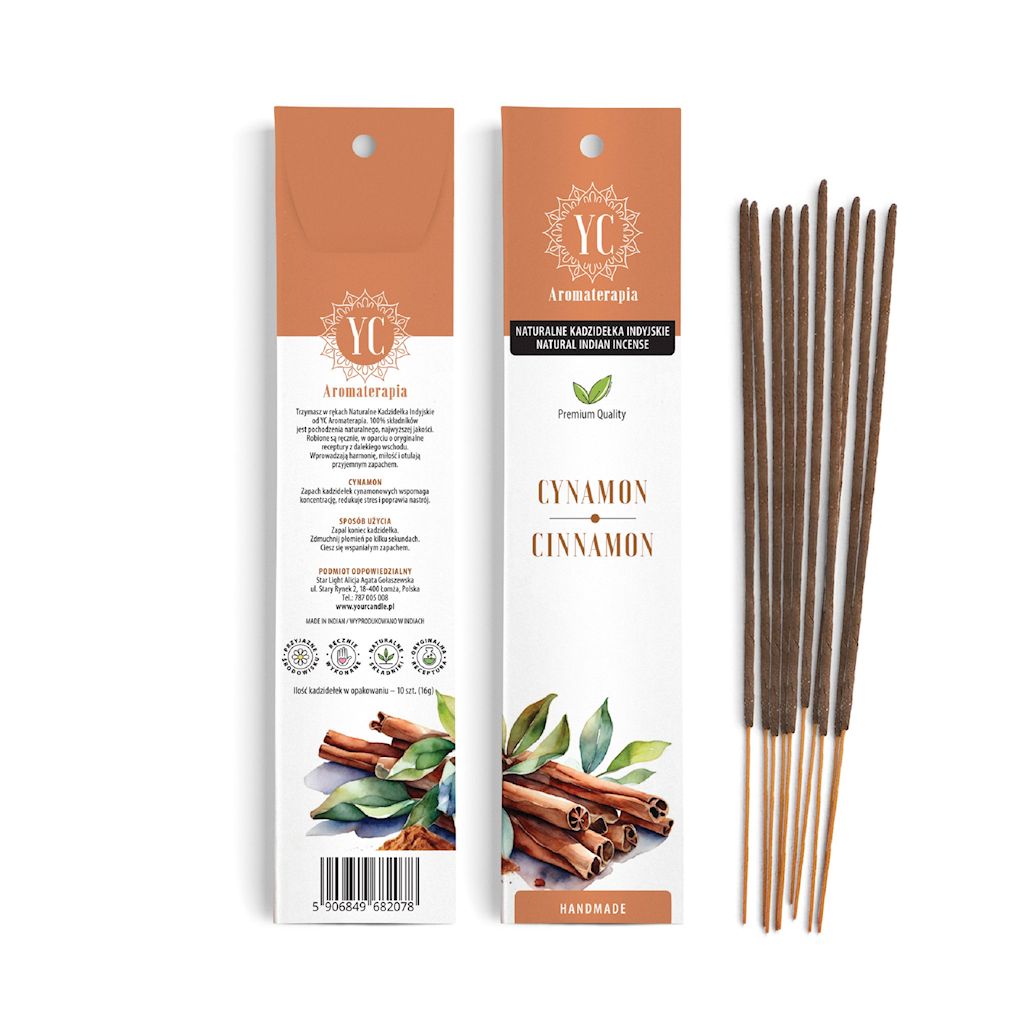 KADZIDEŁKA INDYJSKIE CYNAMON (10 szt.) 16 g - YOUR CANDLE