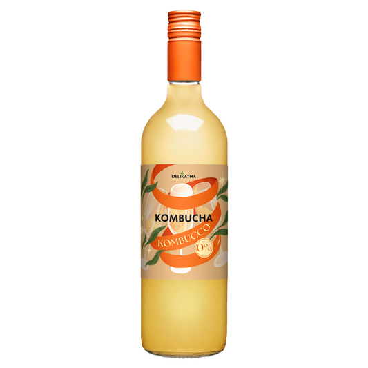 KOMBUCHA KOMBUCCO ZERO % CUKRU 750 ml - DELIKATNA