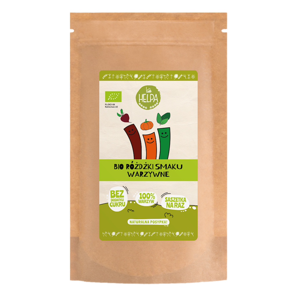RÓŻDŻKI SMAKU WARZYWNE (LIOFILIZOWANE WARZYWA) BIO (9 x 2 g) 18 g...