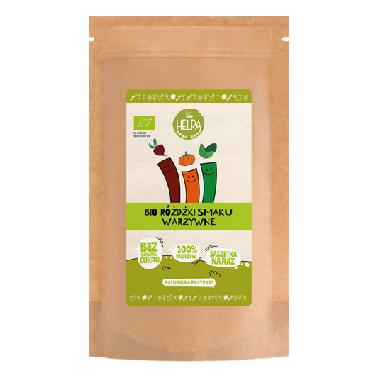 RÓŻDŻKI SMAKU WARZYWNE (LIOFILIZOWANE WARZYWA) BIO (9 x 2 g) 18 g...