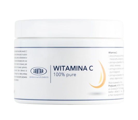 WITAMINA C PURE W PROSZKU (1000 mg) 500 g - JANTAR