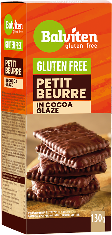 HERBATNIKI MAŚLANE PETIT BEURRE W POLEWIE KAKAOWEJ BEZGLUTENOWE 130 g...