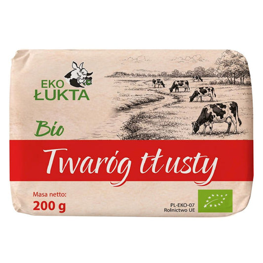 TWARÓG TŁUSTY BIO 200 g - EKO ŁUKTA