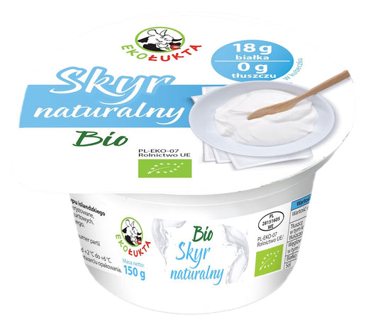 JOGURT TYPU SKYR PROTEINOWY NATURALNY BIO 150 g - EKO ŁUKTA