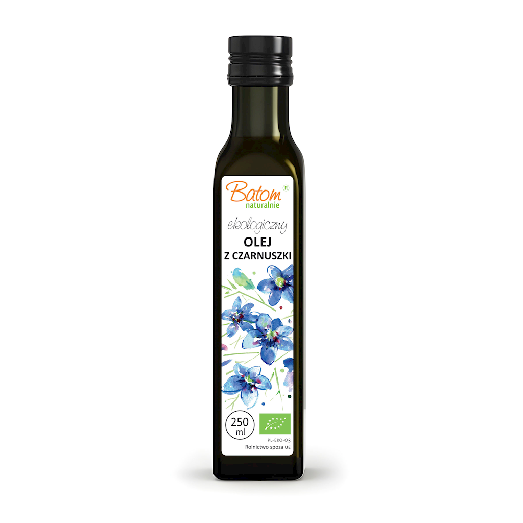 OLEJ Z CZARNUSZKI FILTROWANY TŁOCZONY NA ZIMNO BIO 250 ml - BATOM