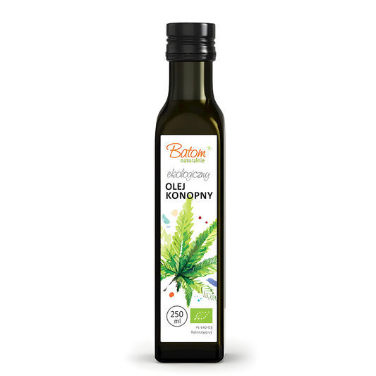 OLEJ KONOPNY TŁOCZONY NA ZIMNO BIO 250 ml - BATOM