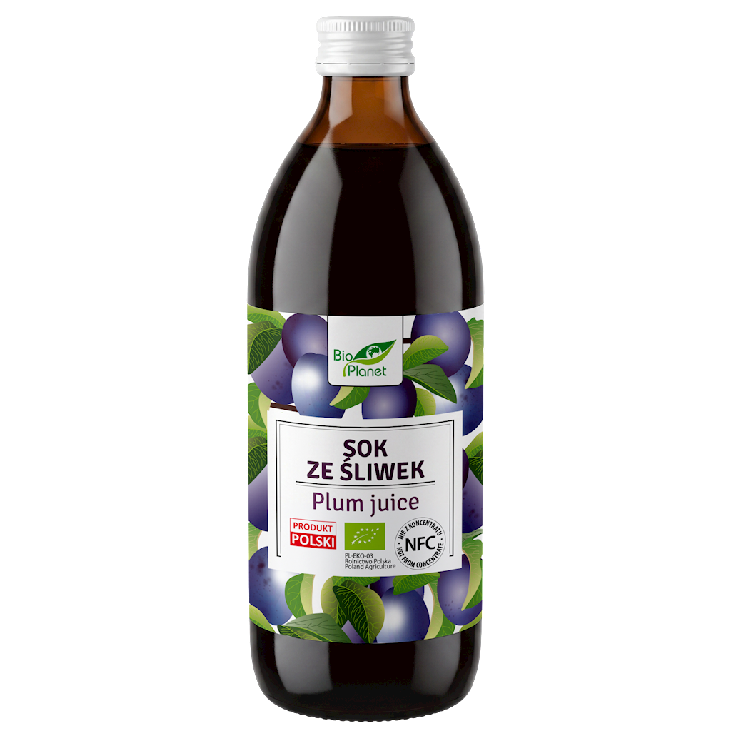 SOK ZE ŚLIWEK NFC BIO 500 ml - BIO PLANET