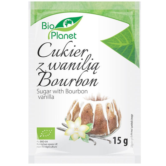 CUKIER Z WANILIĄ BOURBON BIO 15 g - BIO PLANET