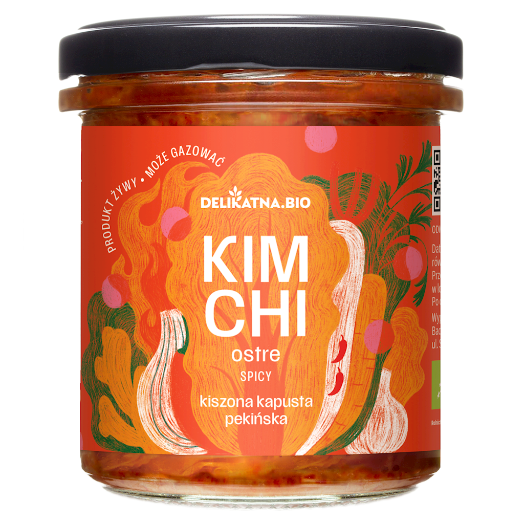 KIMCHI OSTRE BIO 300 g - DELIKATNA