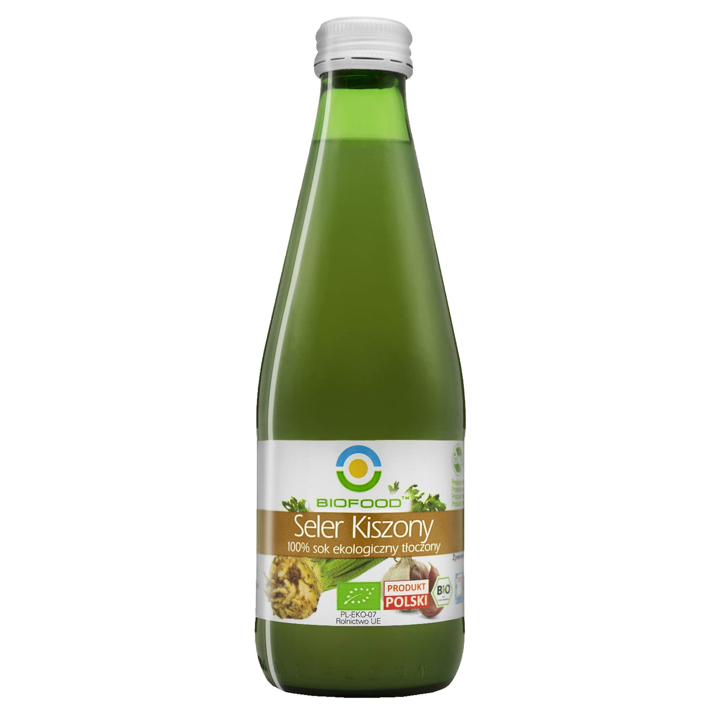 SOK Z SELERÓW KISZONYCH NFC BEZGLUTENOWY BIO 300 ml - BIOFOOD