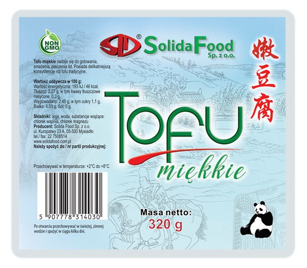 TOFU MIĘKKIE 320 g - SOLIDA FOOD