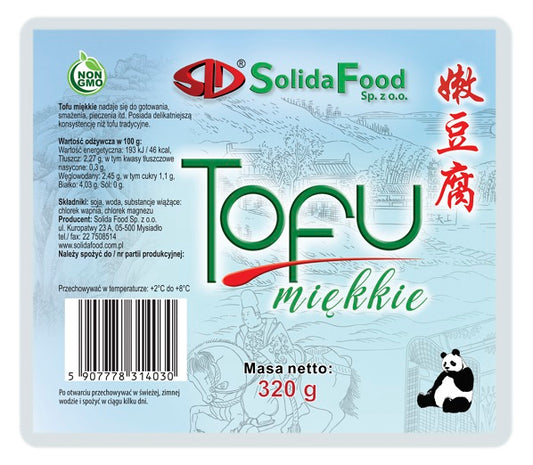 TOFU MIĘKKIE 320 g - SOLIDA FOOD