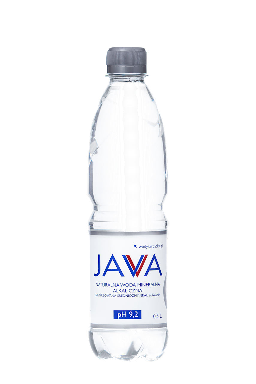 NATURALNA WODA MINERALNA ALKALICZNA NIEGAZOWANA 500 ml - JAVA