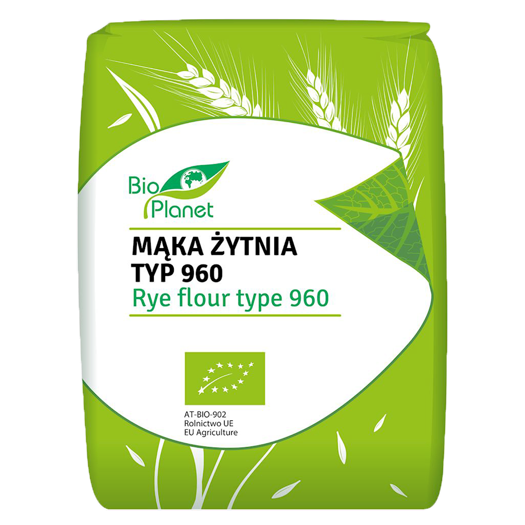 MĄKA ŻYTNIA TYP 960 BIO 1 kg - BIO PLANET