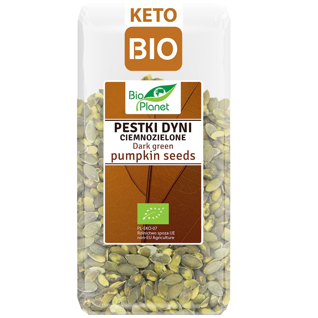 PESTKI DYNI CIEMNOZIELONE BIO 350 g - BIO PLANET