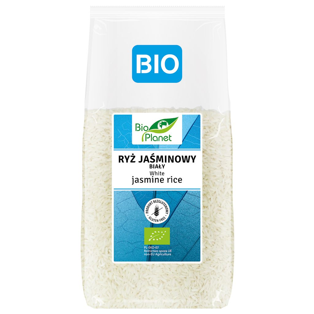 RYŻ JAŚMINOWY BIAŁY BEZGLUTENOWY BIO 500 g - BIO PLANET
