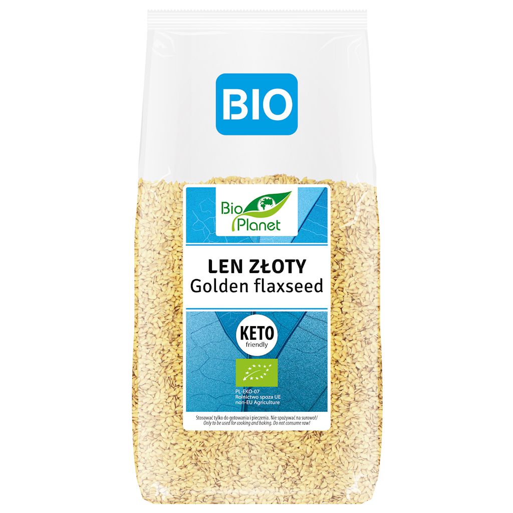 LEN ZŁOTY (SIEMIĘ LNIANE) BIO 400 g - BIO PLANET