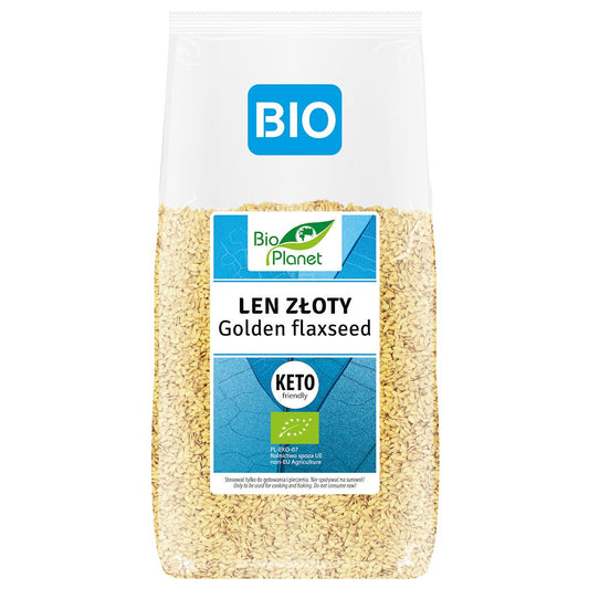 LEN ZŁOTY (SIEMIĘ LNIANE) BIO 400 g - BIO PLANET