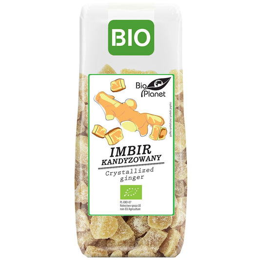 IMBIR KANDYZOWANY BIO 100 g - BIO PLANET