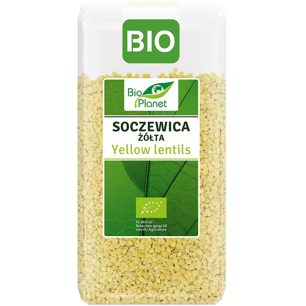 SOCZEWICA ŻÓŁTA BIO 400 g - BIO PLANET