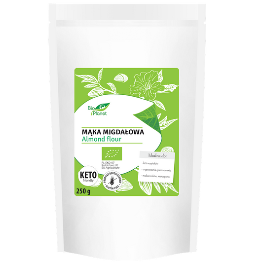 MĄKA MIGDAŁOWA BEZGLUTENOWA BIO 250 g - BIO PLANET