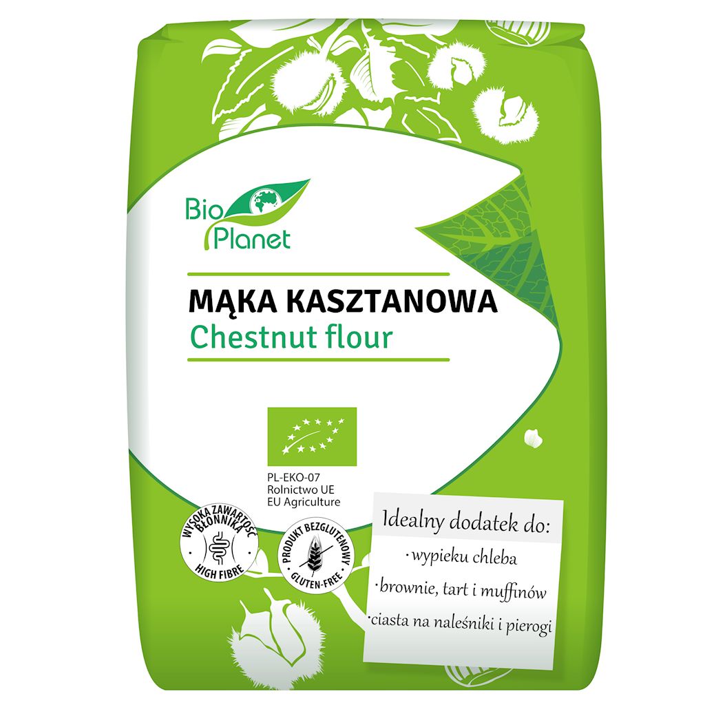 MĄKA KASZTANOWA BEZGLUTENOWA BIO 250 g - BIO PLANET