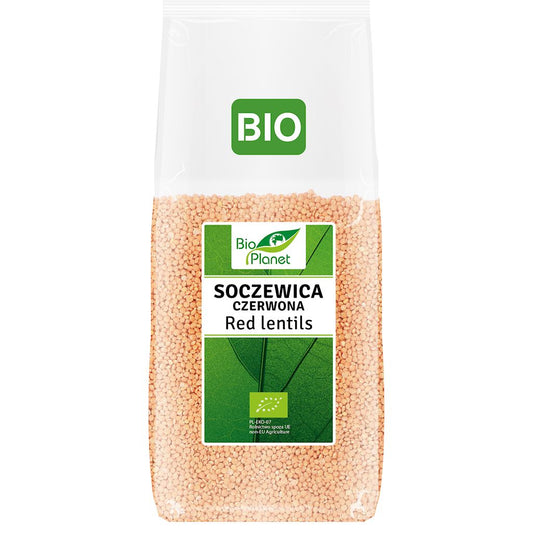SOCZEWICA CZERWONA BIO 1 kg - BIO PLANET