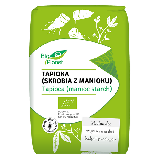 TAPIOKA (SKROBIA Z MANIOKU) BEZGLUTENOWA BIO 400 g - BIO PLANET