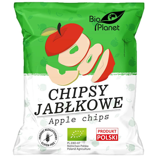 CHIPSY JABŁKOWE BEZGLUTENOWE BIO 100 g - BIO PLANET