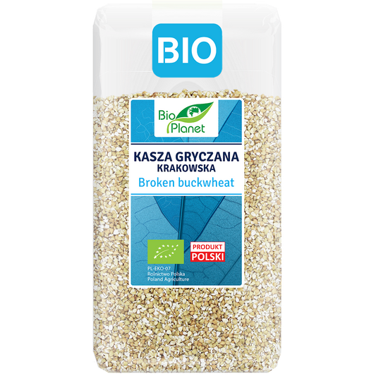 KASZA GRYCZANA KRAKOWSKA NIEPALONA BIO 500 g - BIO PLANET