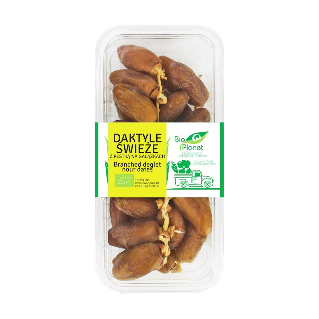 DAKTYLE ŚWIEŻE Z PESTKĄ (NA GAŁĄZKACH) BIO 250 g - BIO PLANET
