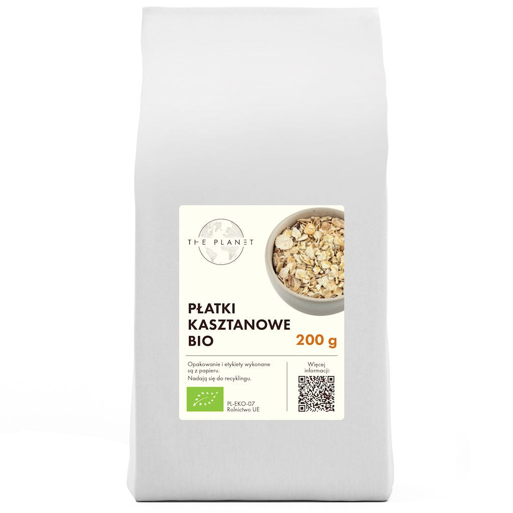 PŁATKI KASZTANOWE BIO 200 g - THE PLANET