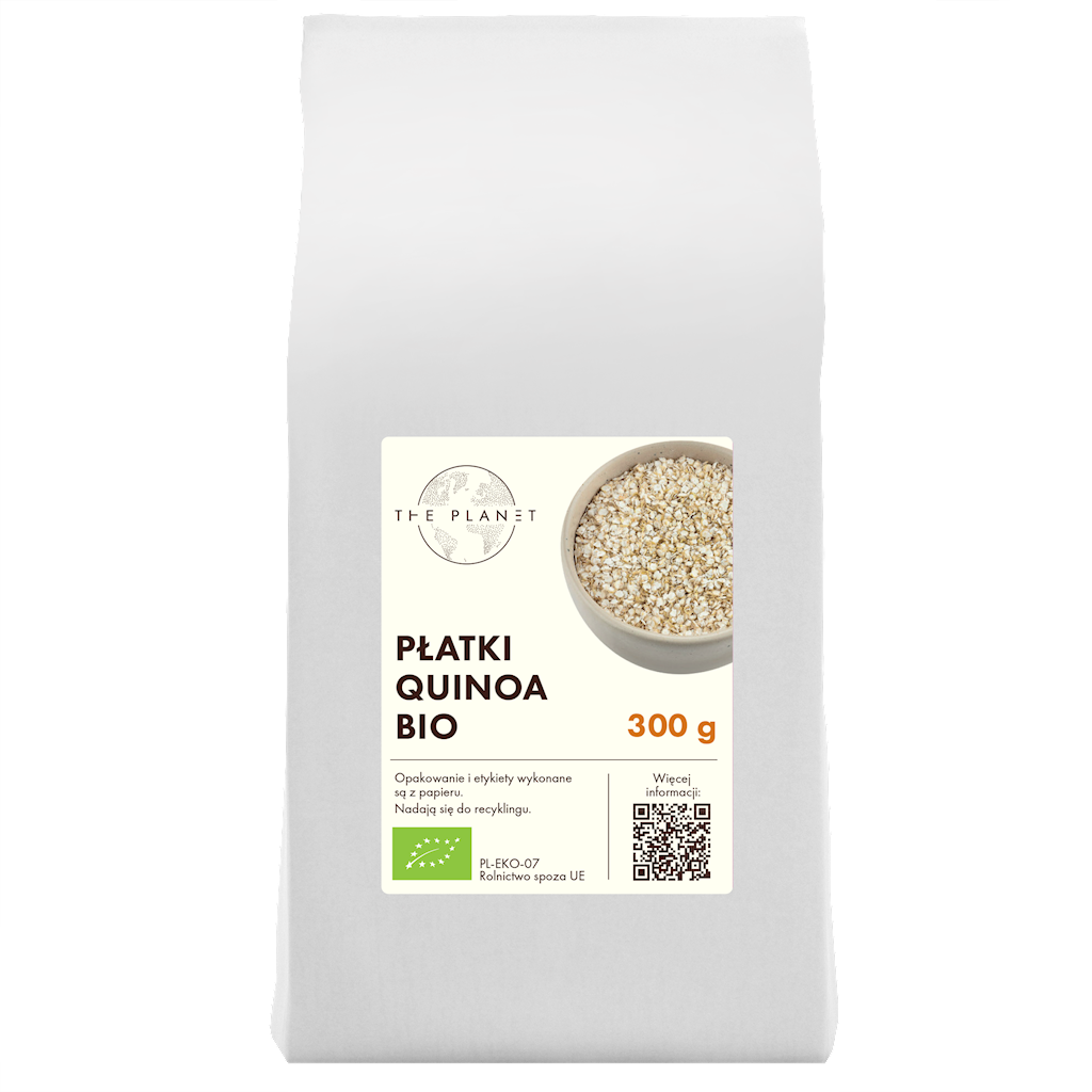PŁATKI QUINOA BIO 300 g - THE PLANET