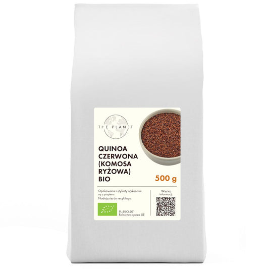 QUINOA CZERWONA (KOMOSA RYŻOWA) BIO 500 g - THE PLANET