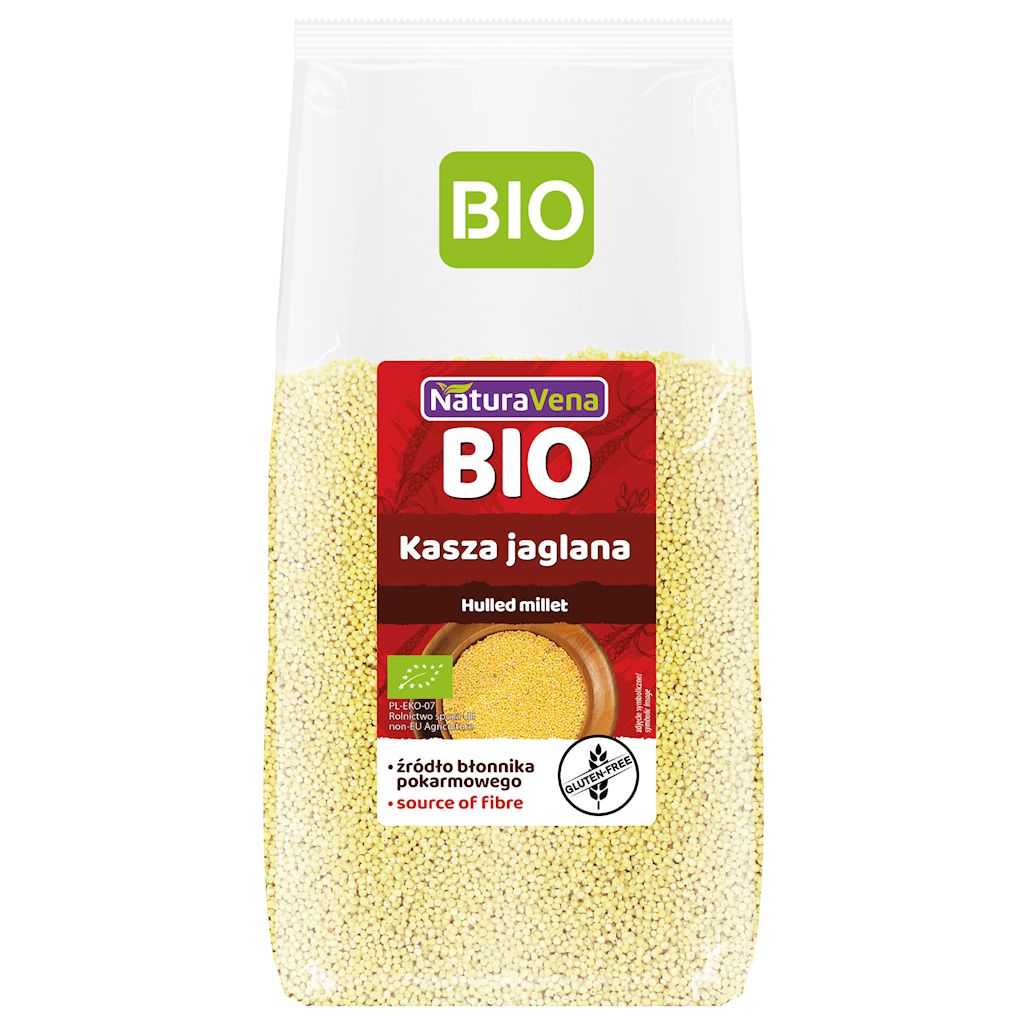KASZA JAGLANA BEZGLUTENOWA BIO 500 g - NATURAVENA