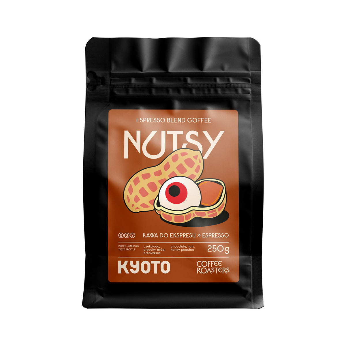 KYOTO - kawa ziarnista Brazylia Samba Natural Espresso 250 g
