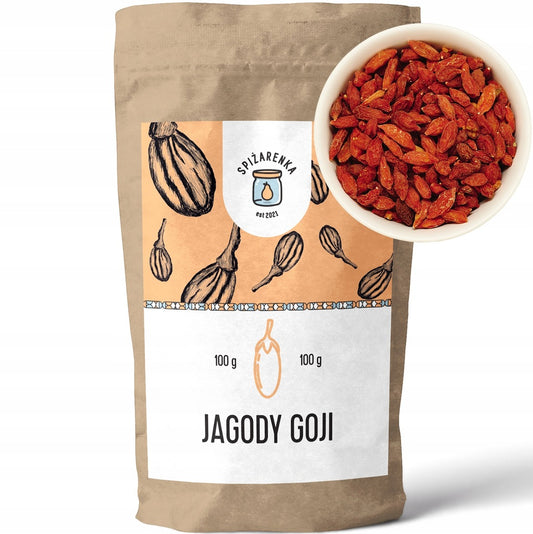 JAGODY GOJI suszone słońcem SUPERFOODS owoce DUŻA PACZKA
