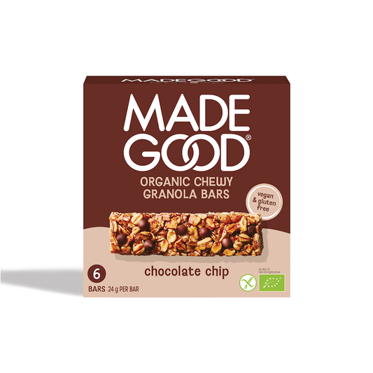 BATONY GRANOLA CRUNCHY Z CZEKOLADĄ BEZGLUTENOWE BIO (6 x 24 g) 144 g...