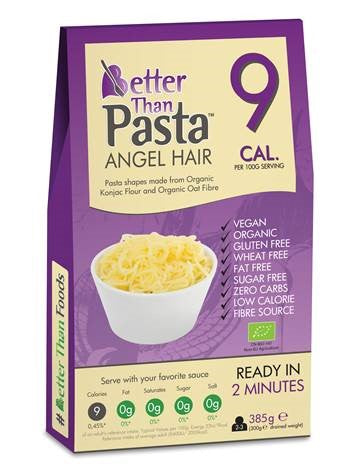 MAKARON (KONJAC) ANGEL HAIR BEZGLUTENOWY BIO 385 g (300 g) - BETTER...