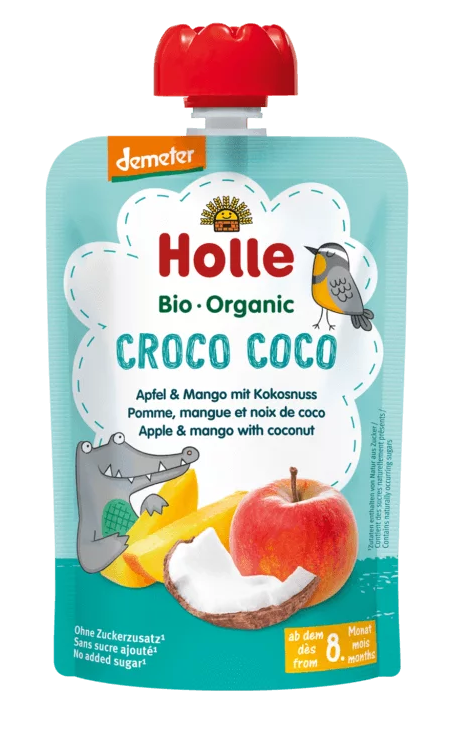 MUS KOKOSOWY KROKODYL (JABŁKO - MANGO - KOKOS) BEZ DODATKU CUKRÓW OD...