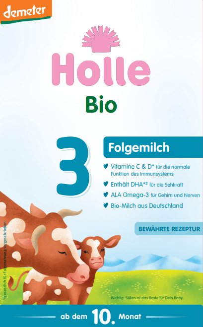 MLEKO KROWIE 3 NASTĘPNE DLA NIEMOWLĄT PO 6 MIESIĄCU DEMETER BIO 600...