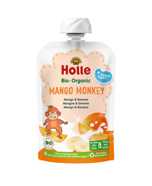 MUS MANGO MAŁPKA (JOGURT - MANGO - BANAN) BEZ DODATKU CUKRÓW OD 8...